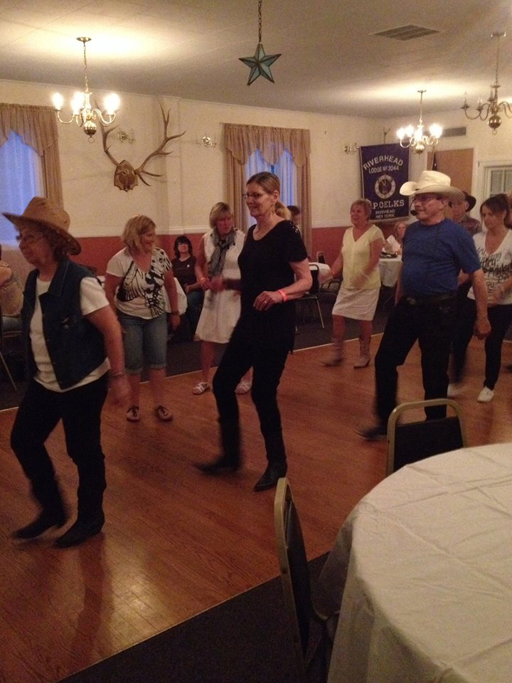 Long Island Elks Lodge Line Dance